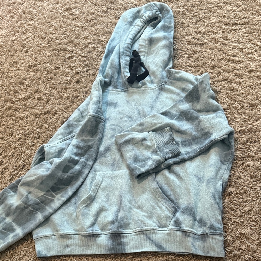 Vintage Havana women’s blue tie dye hoodie